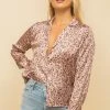 HEM&THREAD Carol Collared Leo Blouse
