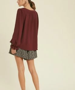 WL Lex Button Down Square Neck Blouse 17 WL Lex Button Down Square Neck Blouse