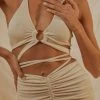 PEPPERMAYO MATCHING SETS Lila Crop Top - Ivory