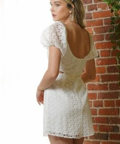 ONE & ONLY COLLECTIVE Springsteen Eyelet Cutout Dress