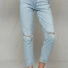 BT Kason High Rise Distressed Jeans DENIM