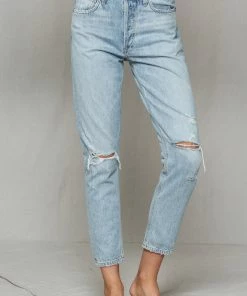 BT Kason High Rise Distressed Jeans DENIM