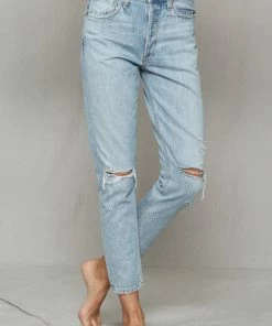 BT Kason High Rise Distressed Jeans DENIM