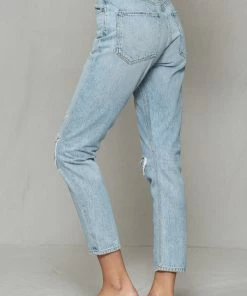BT Kason High Rise Distressed Jeans DENIM