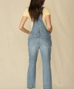 BT ROMPERS + JUMPSUITS Living Easy Pocketed Denim Overalls