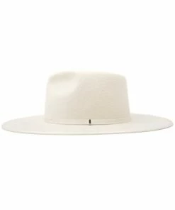 OLIVE & PIQUE ACCESSORIES Billie Felt Wool Hat - White