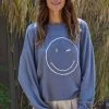 BT BEST SELLERS Happy Day Winky Face Pullover Sweater