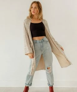 BT DATE NIGHT Here's To You Sequin Duster