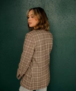 BT Downtown Brooklyn Plaid Blazer OUTERWEAR