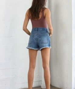 BT Dean High Rise Distressed Denim Shorts 18 BT Dean High Rise Distressed Denim Shorts