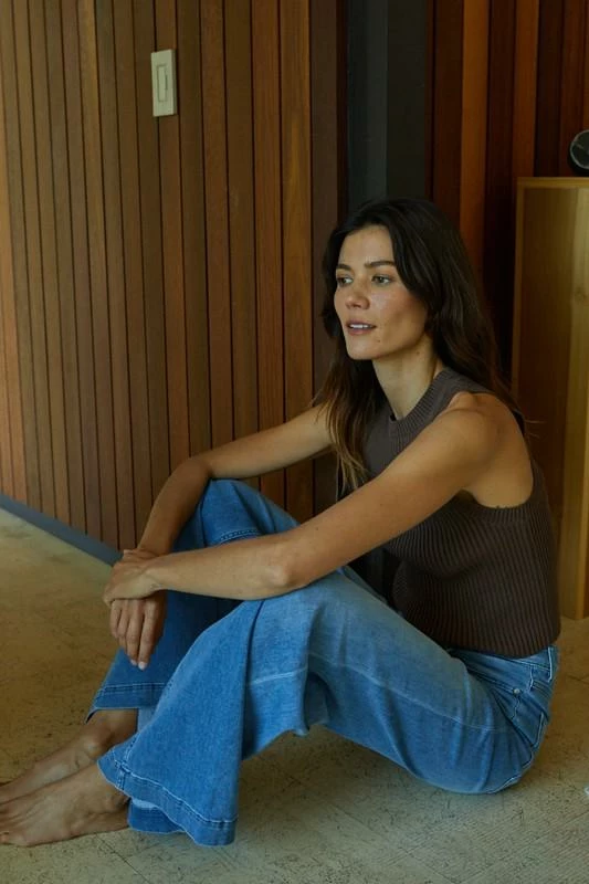 BT Piper Ribbed Cropped Tank Top - Brown BEST SELLERS 13 BT Piper Ribbed Cropped Tank Top - Brown BEST SELLERS