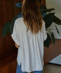 BT Haven Satin Blouse - Pearl BRIDAL