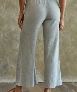 BT MATCHING SETS Teri Cotton Wide Leg Pocketed Pants