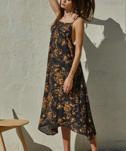 BT Kristy Floral Viscose Midi Dress DRESSES