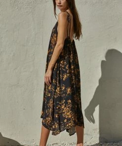 BT Kristy Floral Viscose Midi Dress DRESSES