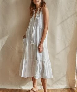 BT Willa Ruffle Tiered Midi Dress