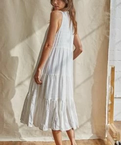 BT Willa Ruffle Tiered Midi Dress