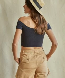 BT Barnett Cotton Pocketed High Rise Shorts