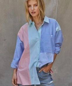 BT Jae Color Block Button Down Top 25 BT Jae Color Block Button Down Top