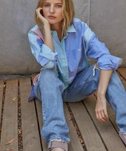 BT Jae Color Block Button Down Top 29 BT Jae Color Block Button Down Top