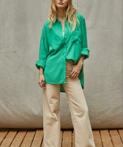 BT Good Luck Button Down Top BEST SELLERS