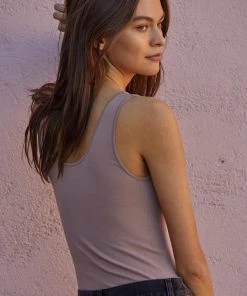 BT Talk Later Reversible Seamless Tank - Burnt Taupe