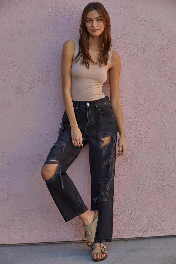 BT Talk Later Reversible Seamless Tank - Biscuit 5 BT Talk Later Reversible Seamless Tank - Biscuit