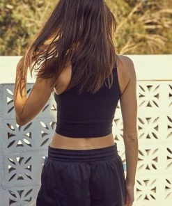 BT Crew Neck Crop Top - Black BEST SELLERS