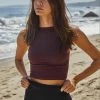 BT Crew Neck Crop Top - Cassis 1 BT Crew Neck Crop Top - Cassis