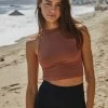 BT BEST SELLERS Crew Neck Crop Top - Gingerbread 2 BT BEST SELLERS Crew Neck Crop Top - Gingerbread
