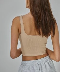 BT Bri Square Neck Ribbed Brami - Shadow Rose 15 BT Bri Square Neck Ribbed Brami - Shadow Rose