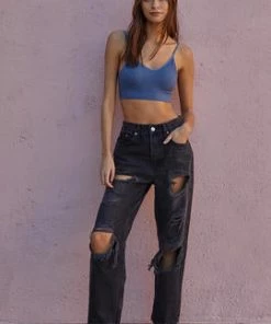 BT Keep In Control Padded Bralette - Steel Blue SEAMLESS BASICS 8 BT Keep In Control Padded Bralette - Steel Blue SEAMLESS BASICS