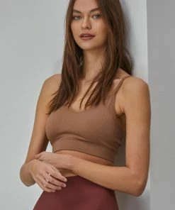 BT SEAMLESS BASICS Keep In Control Padded Bralette - Vintage Mocha