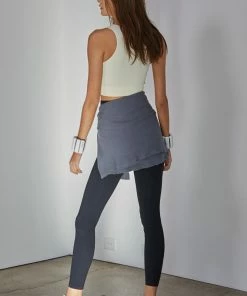 BT TOPS Meant To Be Ribbed Seamless Crop Top - Cream