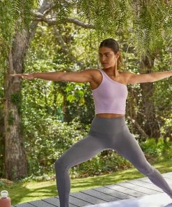 BT TOPS One Of A Kind One Shoulder Crop Top - Lilac