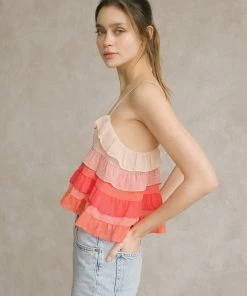 STORIA TOPS Vivid Ruffle Tiered Top 15 STORIA TOPS Vivid Ruffle Tiered Top
