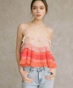 STORIA TOPS Vivid Ruffle Tiered Top 13 STORIA TOPS Vivid Ruffle Tiered Top
