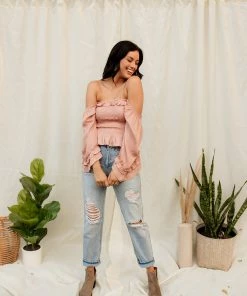 MUSTARD SEED TOPS Brisbane Smocked Ruffle Blouse 17 MUSTARD SEED TOPS Brisbane Smocked Ruffle Blouse