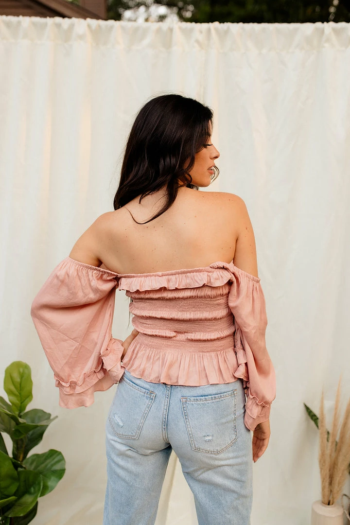 MUSTARD SEED TOPS Brisbane Smocked Ruffle Blouse 7 MUSTARD SEED TOPS Brisbane Smocked Ruffle Blouse