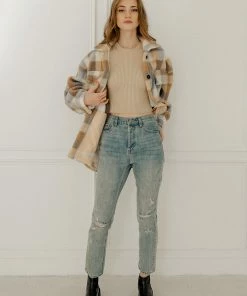 BT Maybrooke Plaid Wool Blend Jacket