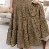 BT MATCHING SETS Mindy Cotton Eyelet Tiered Midi Skirt