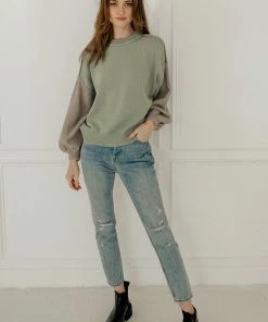 BT Zachary Contrast Knit Sweater