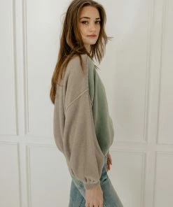 BT Zachary Contrast Knit Sweater