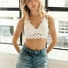 WL Cassie Padded Lace Bralette - Ivory