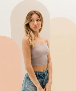 BT Quinny Ribbed Brami - Chrome