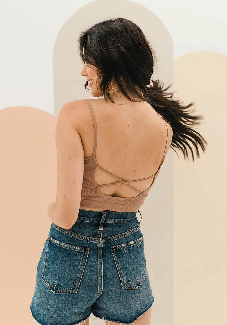 BT Quinny Ribbed Brami - Dark Taupe TOPS 3 BT Quinny Ribbed Brami - Dark Taupe TOPS