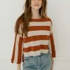 BT Jamila Striped Yarn Knit Sweater TOPS 2 BT Jamila Striped Yarn Knit Sweater TOPS