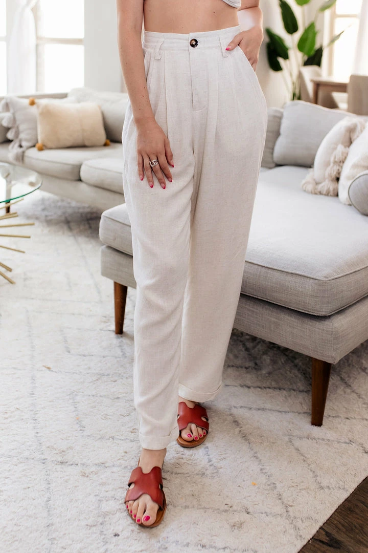 MABLE Veronica Linen Blend Set - Oatmeal 6 MABLE Veronica Linen Blend Set - Oatmeal