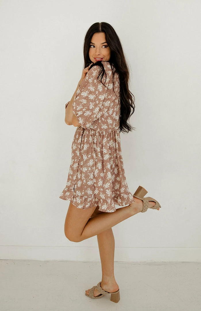 BT Hopyard Floral Smocked Babydoll Dress BUMP FRIENDLY 5 BT Hopyard Floral Smocked Babydoll Dress BUMP FRIENDLY