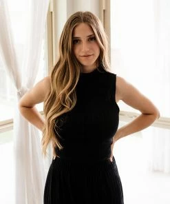 BT MADE IN THE USA Someday Soon Ribbed Tank Top - Black 16 BT MADE IN THE USA Someday Soon Ribbed Tank Top - Black